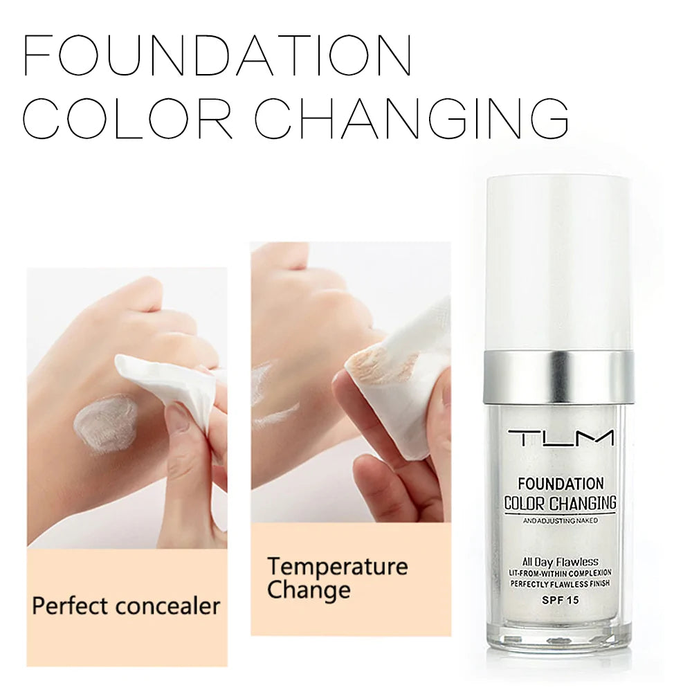 Maquillaje que cambia de color mate