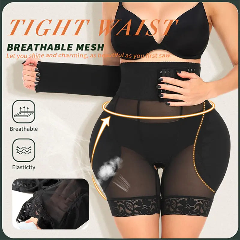 Braguitas acolchadas levantacola para mujer
