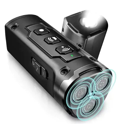 Repelente ultrasónico para perros 2023: dispositivo de entrenamiento antiladridos recargable con linterna LED