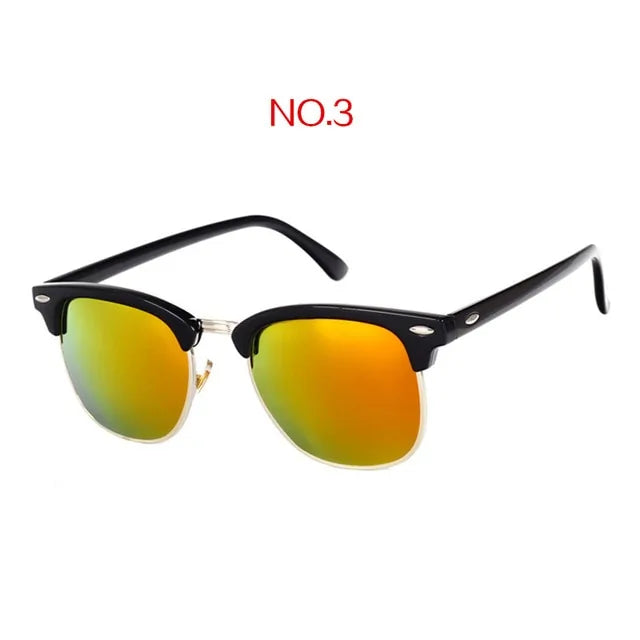 Gafas de sol cuadradas vintage de diseñador de marca clásica