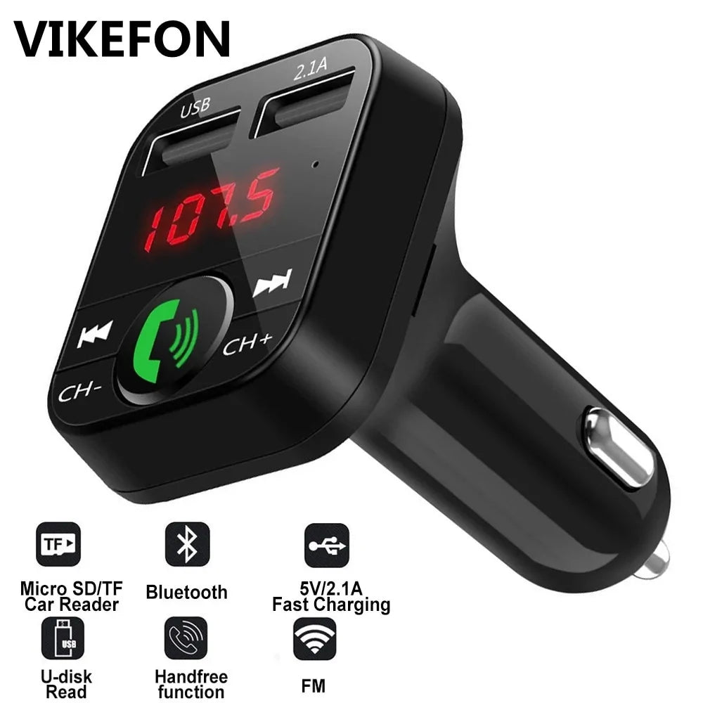 Adaptador inalámbrico para transmisor FM Bluetooth 5.0 para coche