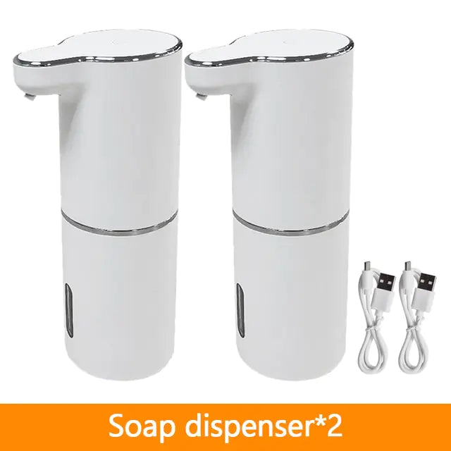 Dispensador automático de jabón espumoso recargable