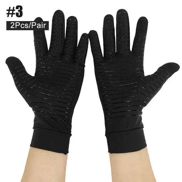 Guantes de compresión de cobre para artritis: alivio del dolor