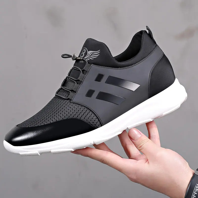 Zapatos de hombre 2022 de calidad, de piel de vaca y licra, marca