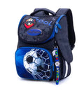 Mochila ortopédica de fútbol 3D para niños