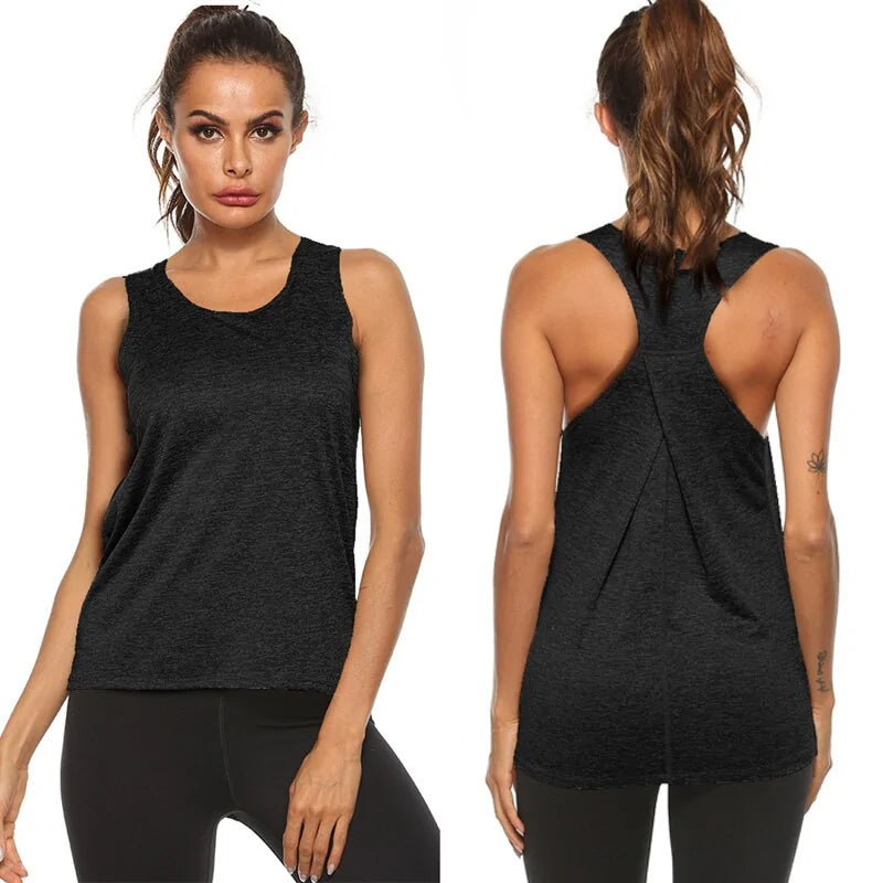 Camisetas de yoga y fitness para correr