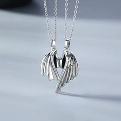 Pair of Wings Lovers Necklace