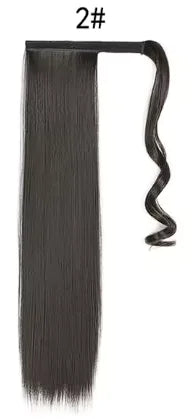 Clip-In Long Straight Ponytail Extension for Women