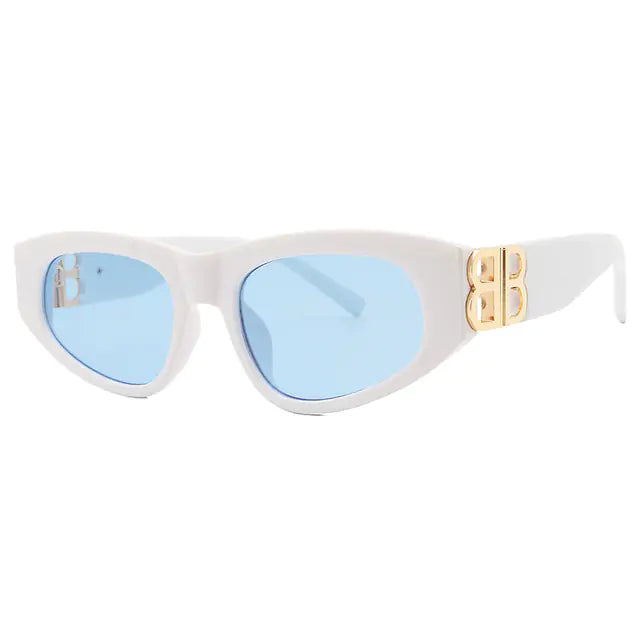 Gafas retro con lentes de color negro