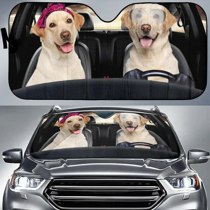 Parasol delantero para coche con aislamiento térmico y perforaciones gratuitas