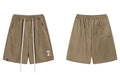 Pantalones cortos de gamuza Harajuku para hombre