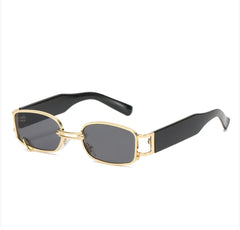 Korean Style Square Sunglasses with Trendy Earring Design for Women