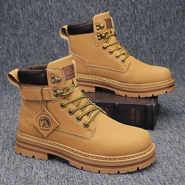 Botas de hombre CYYTL, zapatos de invierno de cuero