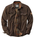 Chaqueta acolchada de manga larga con cuello alto para hombre