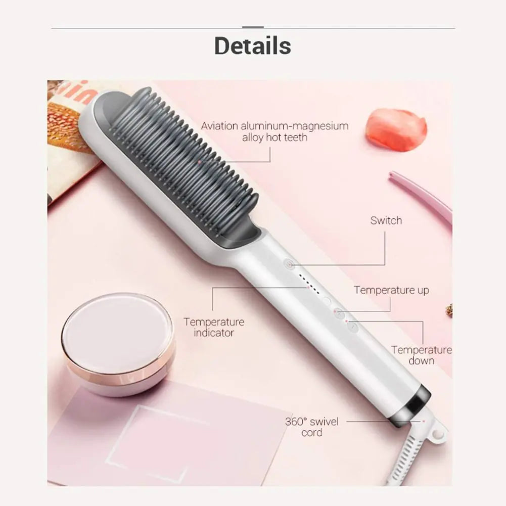 Peine para cabello liso de doble propósito