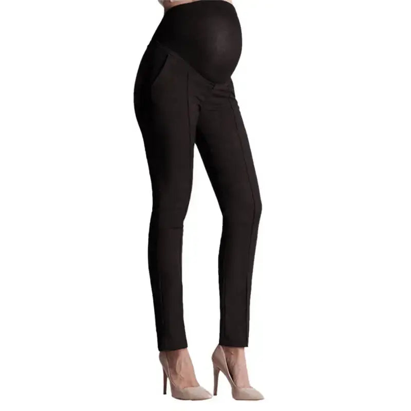 Pantalones de maternidad con vientre elástico