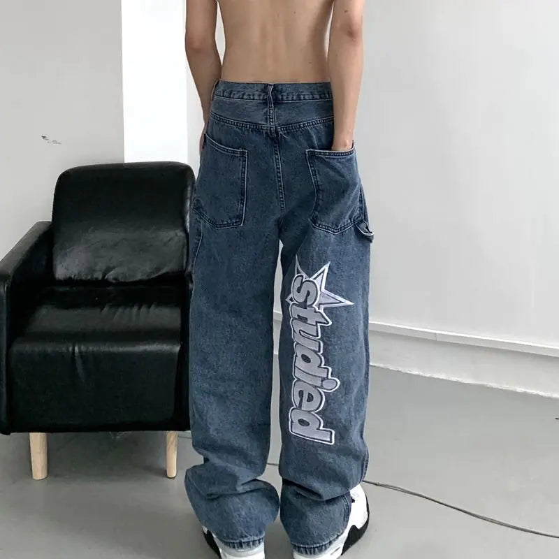 Ropa de calle informal con estampado de letras de moda coreana para mujer Y2K