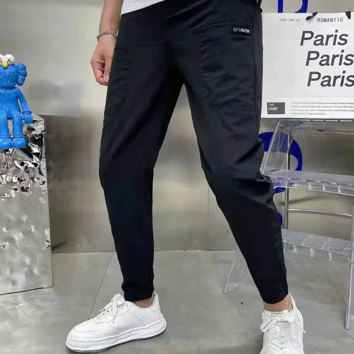 Pantalones cargo elásticos