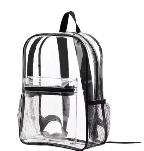 Mochila impermeable de PVC con vista transparente