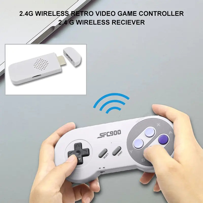 Consola de videojuegos compatible con HDMI con 1500 juegos para SNES/NES