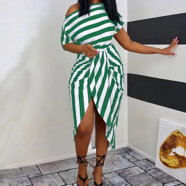 Vestido Mujer Verano Sexy Raya