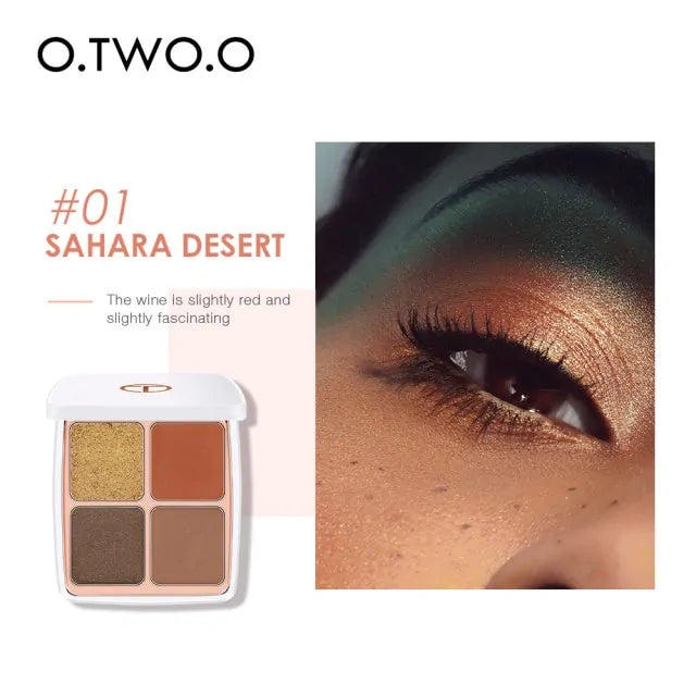 Paleta de sombras de ojos de colores para maquillaje, kit cosmético