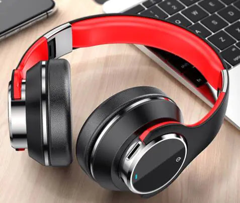 Auriculares para juegos con Bluetooth, plegables y con diadema