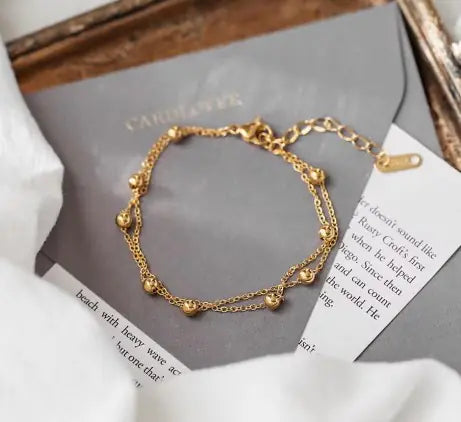 Tobillera multicapa para mujer