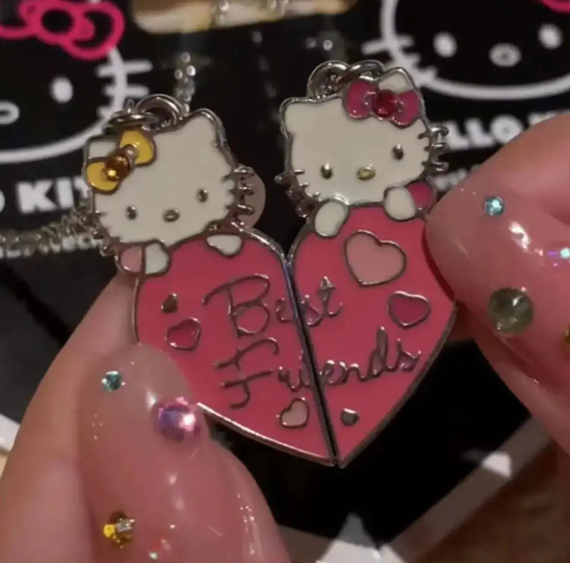 Collar de la mejor amiga de Hello Kitty