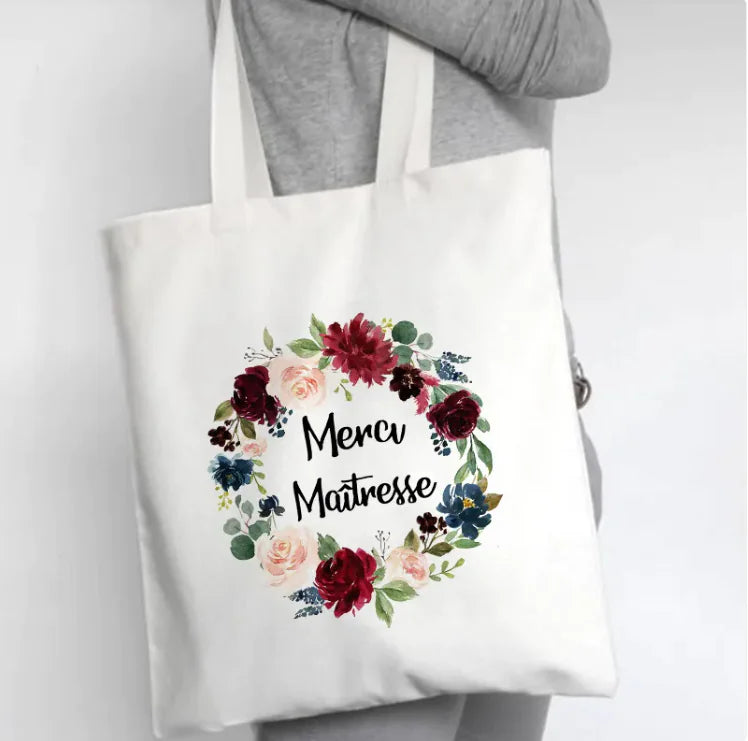 Bolsa de lona Fleur