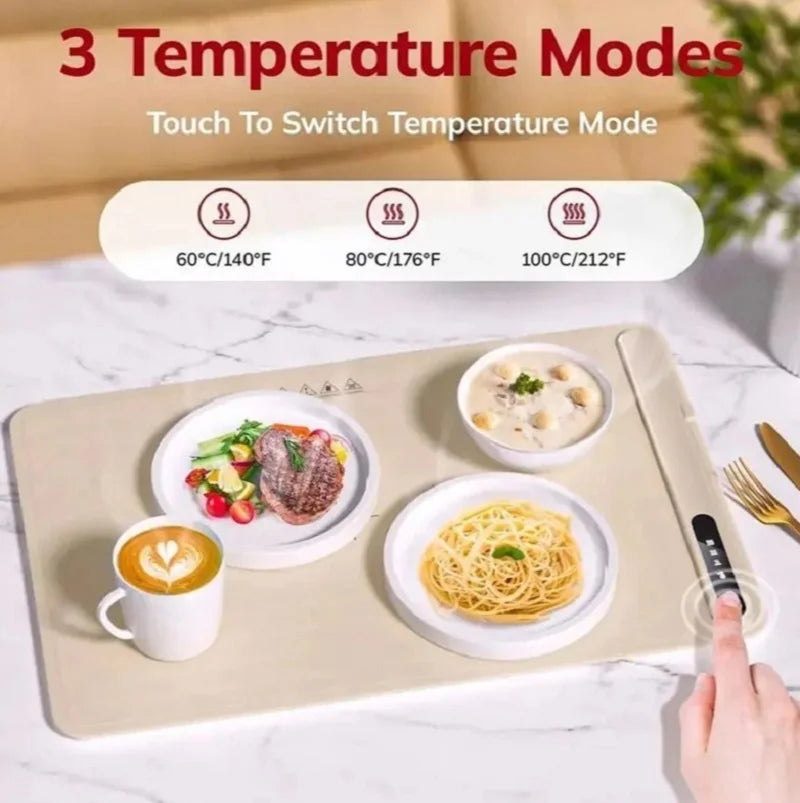 Bandeja eléctrica para calentar alimentos de calentamiento rápido