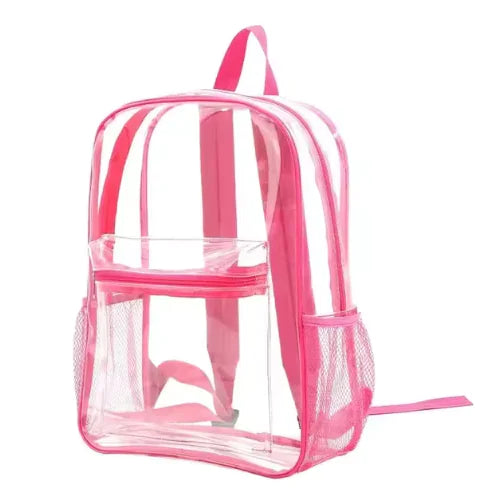 Mochila impermeable de PVC con vista transparente