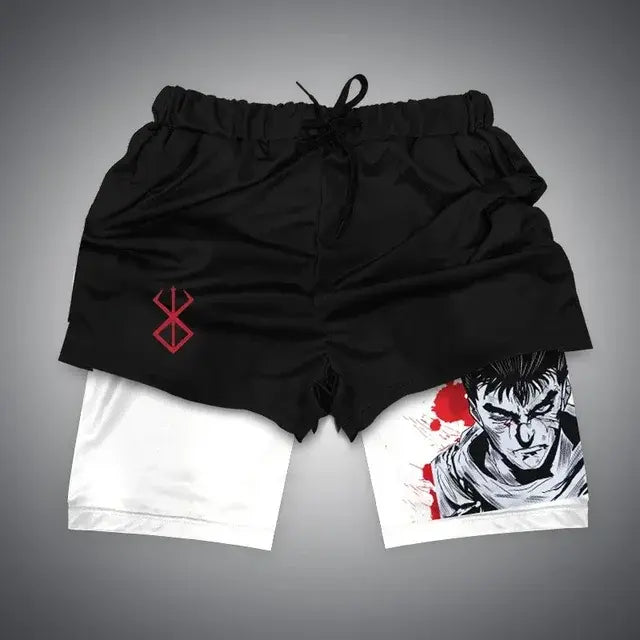 Pantalones cortos 2 en 1 de Anime Gym