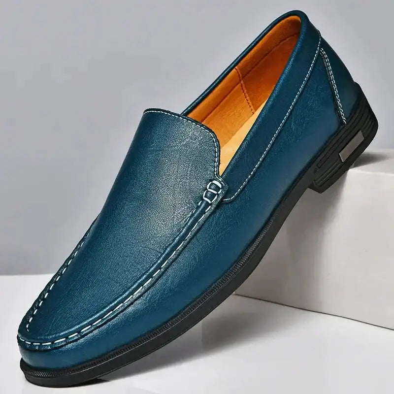 Mocasín de cuero