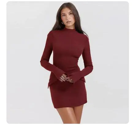 Mini vestido glamuroso