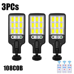 Solar Led Light Outdoor Wall Lamp Waterproof 3 Modes