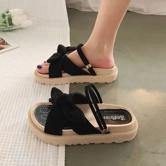 Zapatillas de verano para dama con estilo de hadas y nuevo estilo