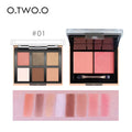 Paleta de sombras de ojos de colores para maquillaje, kit cosmético