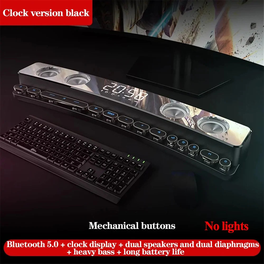 Barra de sonido Bluetooth para computadora