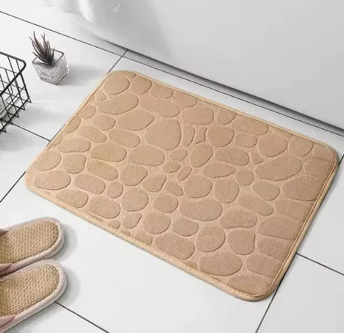 Esterilla de espuma viscoelástica con efecto adoquín