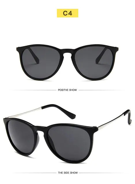 Gafas de sol con forma de ojo de gato para mujer