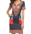 Vestido ajustado de elegancia cultural