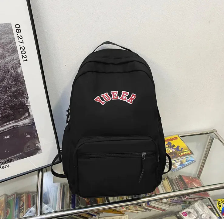 Mochila de nailon impermeable para adolescentes