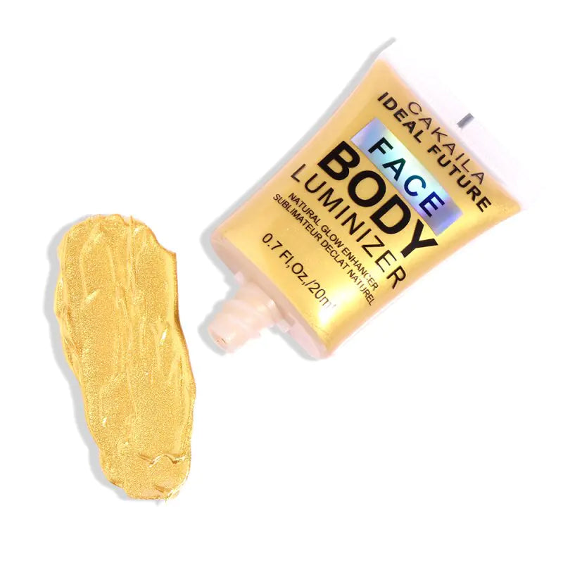 Maquillaje corrector con brillo corporal de 3 colores