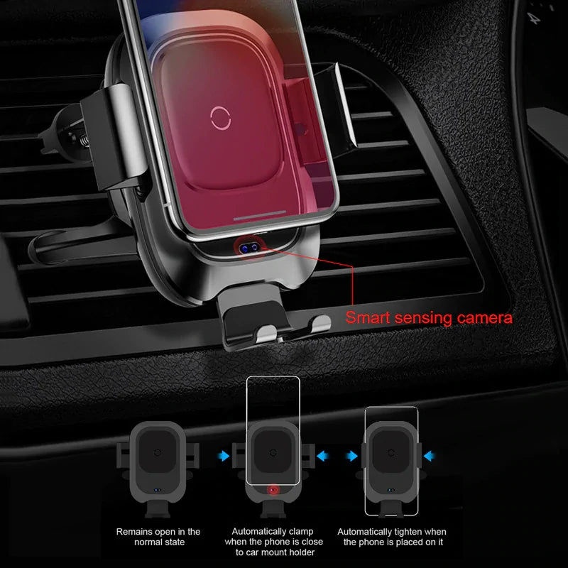 Cargador inalámbrico rápido para coche