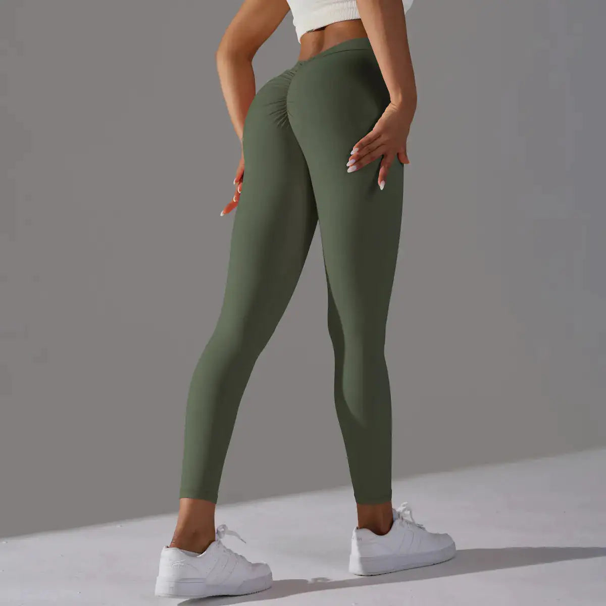 Leggings moldeadores con espalda en V