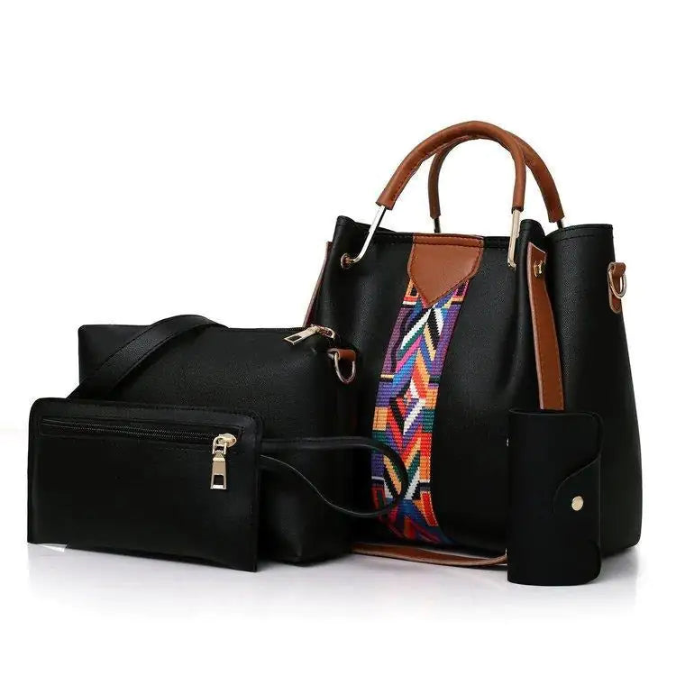 Juego de cuatro piezas para bolsos de mamá