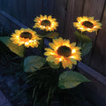 Eco-Friendly Illuminating Solar Sunflowers Set