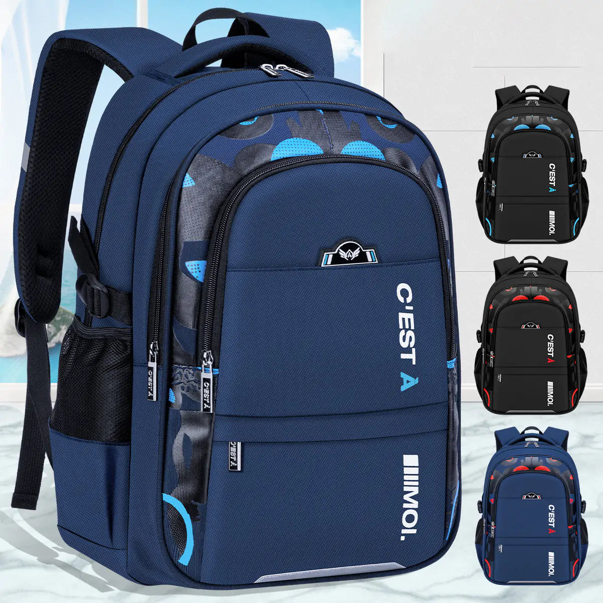 Mochila escolar para adolescentes