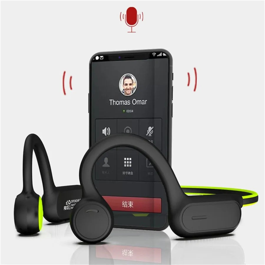 Auriculares de audio de conducción ósea